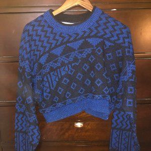 Le tigre vintage cropped wool sweater